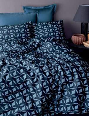 Постельное белье Сатин Issimo home Mondo blue Постельное белье Сатин Issimo home Mondo blue