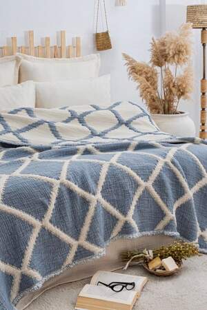 Муслиновое покрывало на кровать Saheser Savio 160х240 Муслиновое покрывало на кровать Saheser Savio 160х240