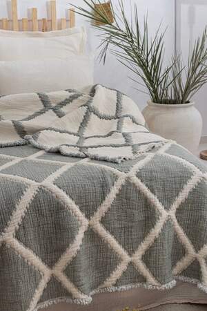 Муслиновое покрывало на кровать Saheser Savio 160х240 Муслиновое покрывало на кровать Saheser Savio 160х240