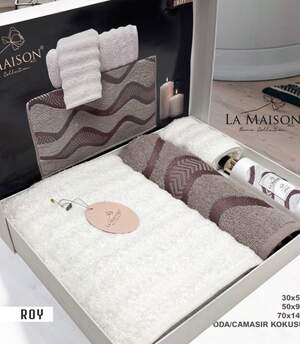 Набор махровых полотенец La Maison Roy с ароматом Набор махровых полотенец La Maison Roy с ароматом